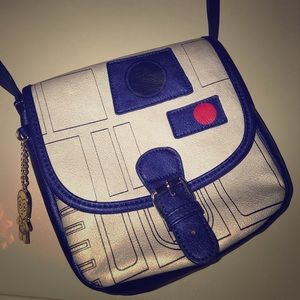 Star Wars Purse/ R2-D2 Metallic Saddlebag NWOT